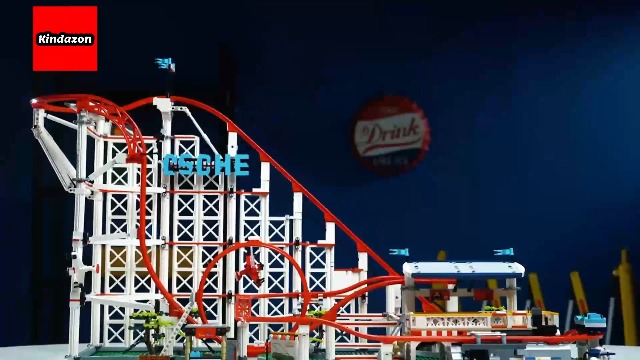 Set De Construcción De Parque Submarino Con 639 Piezas | Montaña Rusa Oceánica Con Submarino Y Delfines | Juguete STEM Para Niños +6 Años