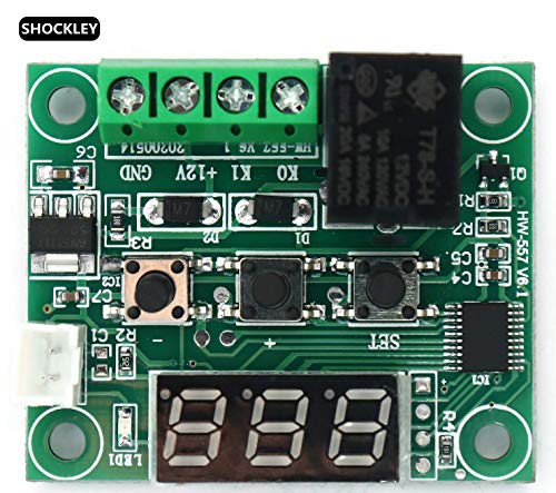 Image of Shockley Combo of XH-W1209 50~100 digital temperature controller thermostat combo (W12O9 +2 FAN)