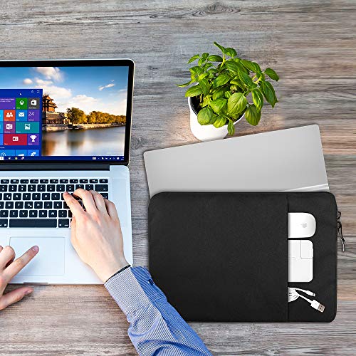 Uperfect 15.6-Inch Polyester Laptop Sleeve Protective Case Vertical Style With Pocket Zipper For 15.6-Inch Monitor Pro 13 Hp Dell Surface Notebook Pc Macbook Books #TOP5