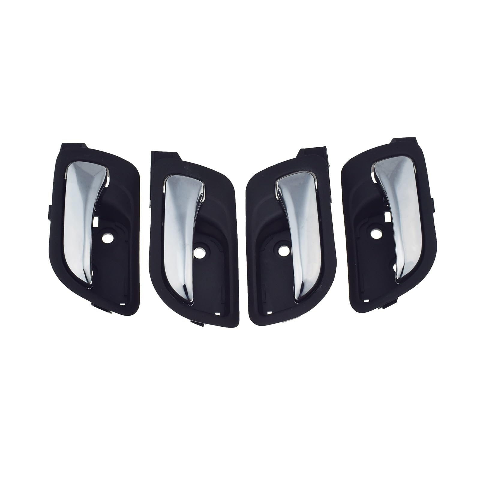POQWERIQ Chrome Inner Inside Door Handle for Accord 2003 2004 2005 2006 2007 72120SDAA02ZC 72160SDAA02ZC