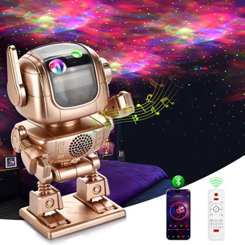 Robot Galaxy Projector with Bluetooth