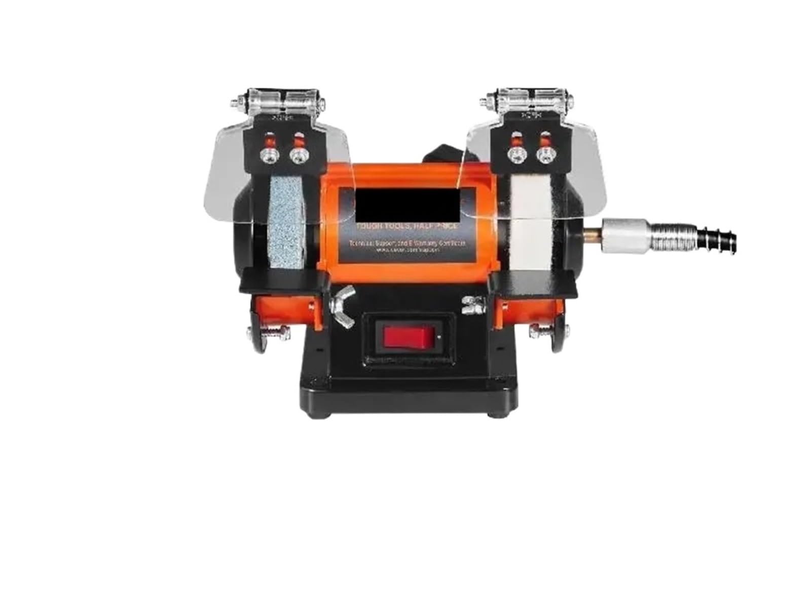JVDDI Jewelry Polishing Machine, Benchtop Grinding And Polishing Machine, 3590RPM Benchtop Lathe Polishing Machine