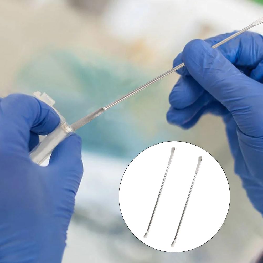 Cucchiaio Da Laboratorio In Acciaio Inox Per Campionatura Di Polveri Medicinali, 16cm 20cm 30cm - Foto 8