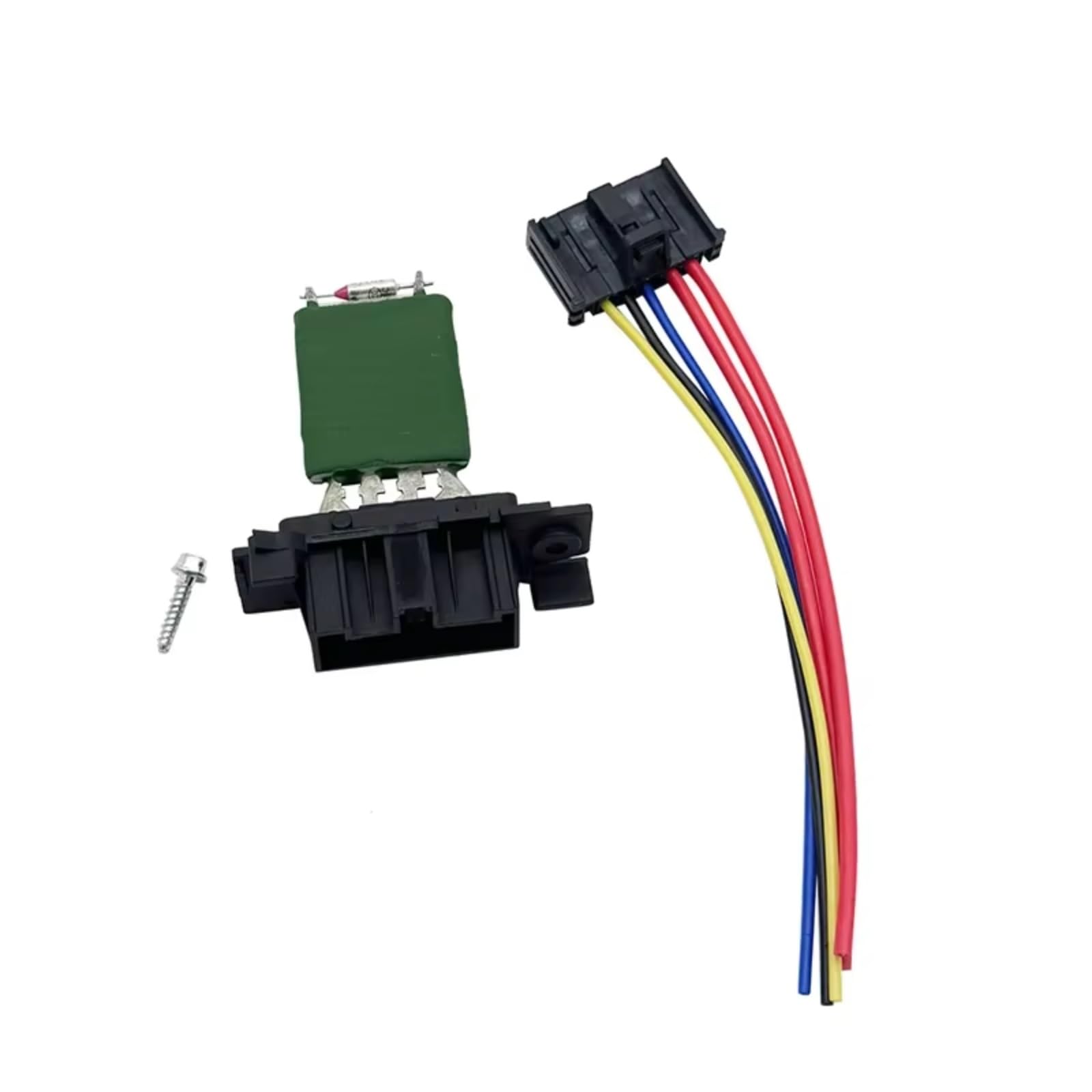 Compatible Avec Fiat Pour Grande Pour Punto (199) 2005-2026 Pour Evo (199) 2008-2012 Pour Qubo (225) 2008-2026 Résistance De Moteur Ventilateur Chauffage Résistance chauffage(1Set)
