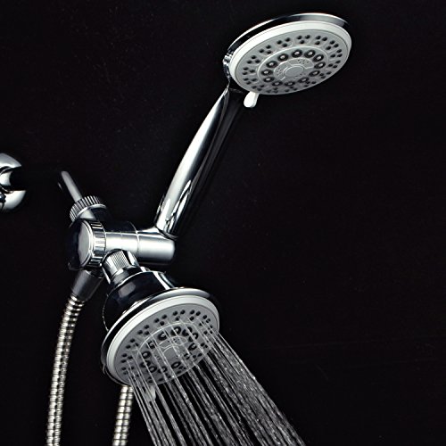 Combo de regadera 3 vías PowerSpa de lujo gris 30 ajustes miniatura 7