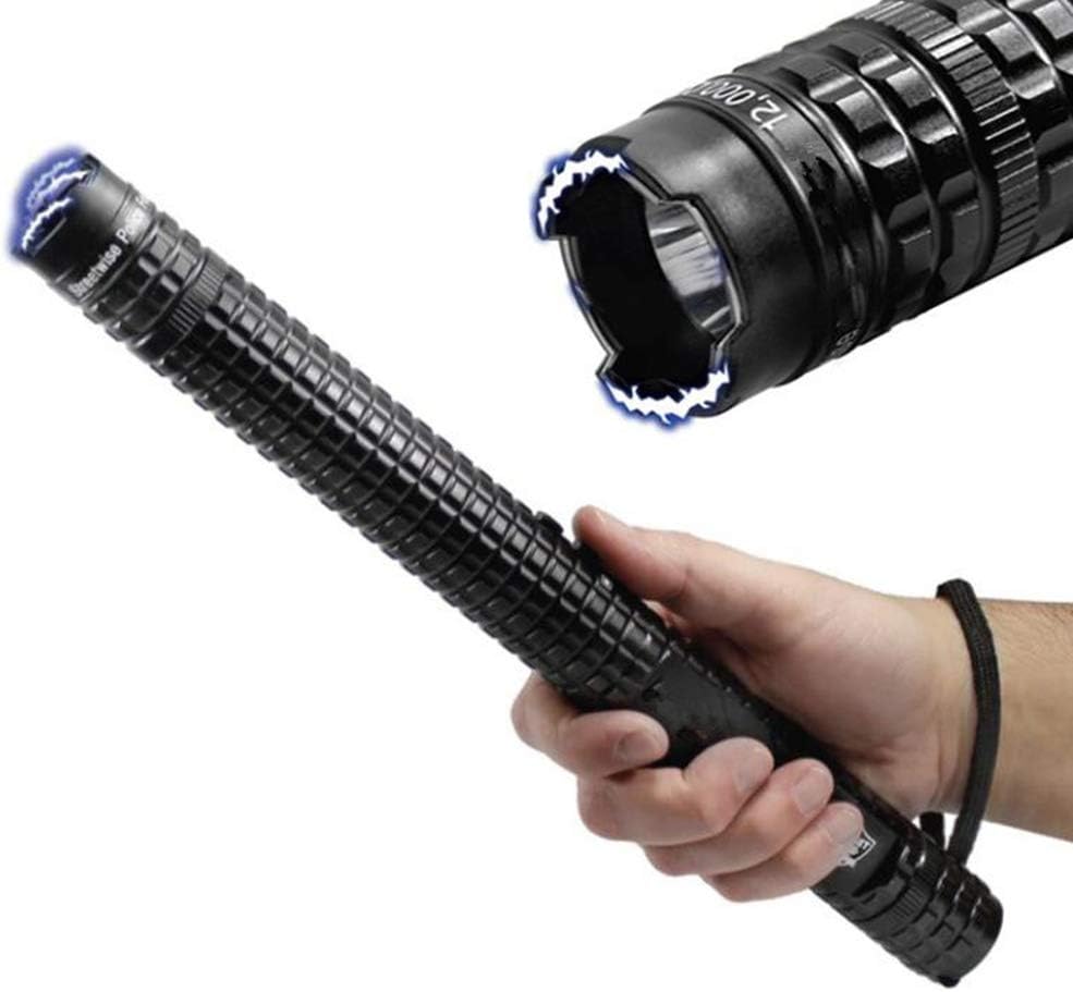 Tactical Stun Gun Baton Flashlight