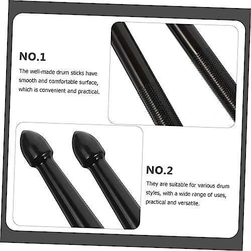 3 pares de baquetas de nylon para principiantes miniatura 5