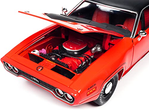 1971 Plymouth GTX 440+6 Hardtop Tor Red 1:18 miniatura 3