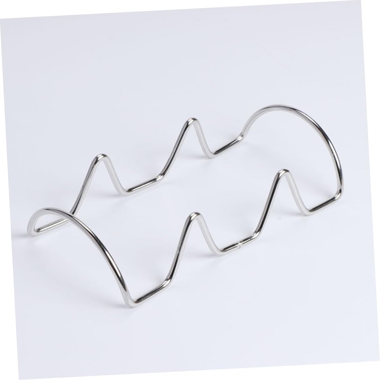 DECHOUS 6pcs Stainless Steel Taco Rack Mexican Pancake Stand Baking Rack Taco Holder for Hard Shells