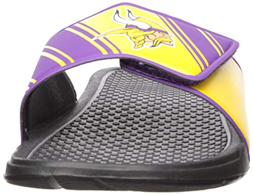 Image of FOCO mens NFL Team Logo Legacy Sport Slide Sandals