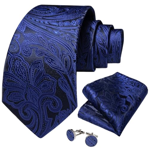 Set de corbata de seda para hombre