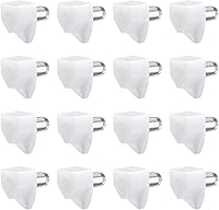 Vista 1 de uxcell 100 clavijas de soporte de plástico y acero para estantes, clips de estante de gabinete de 0.197 in, color blanco, para muebles, estantes