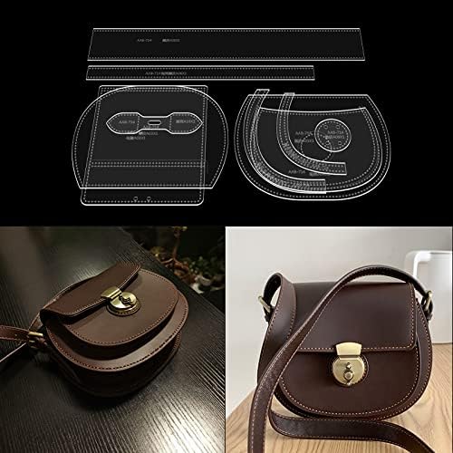 AAB-714 Acrylic Shoulder Bag Template Bag Leather Pattern Shoulder Bag Acrylic Leather Pattern Leather Templates