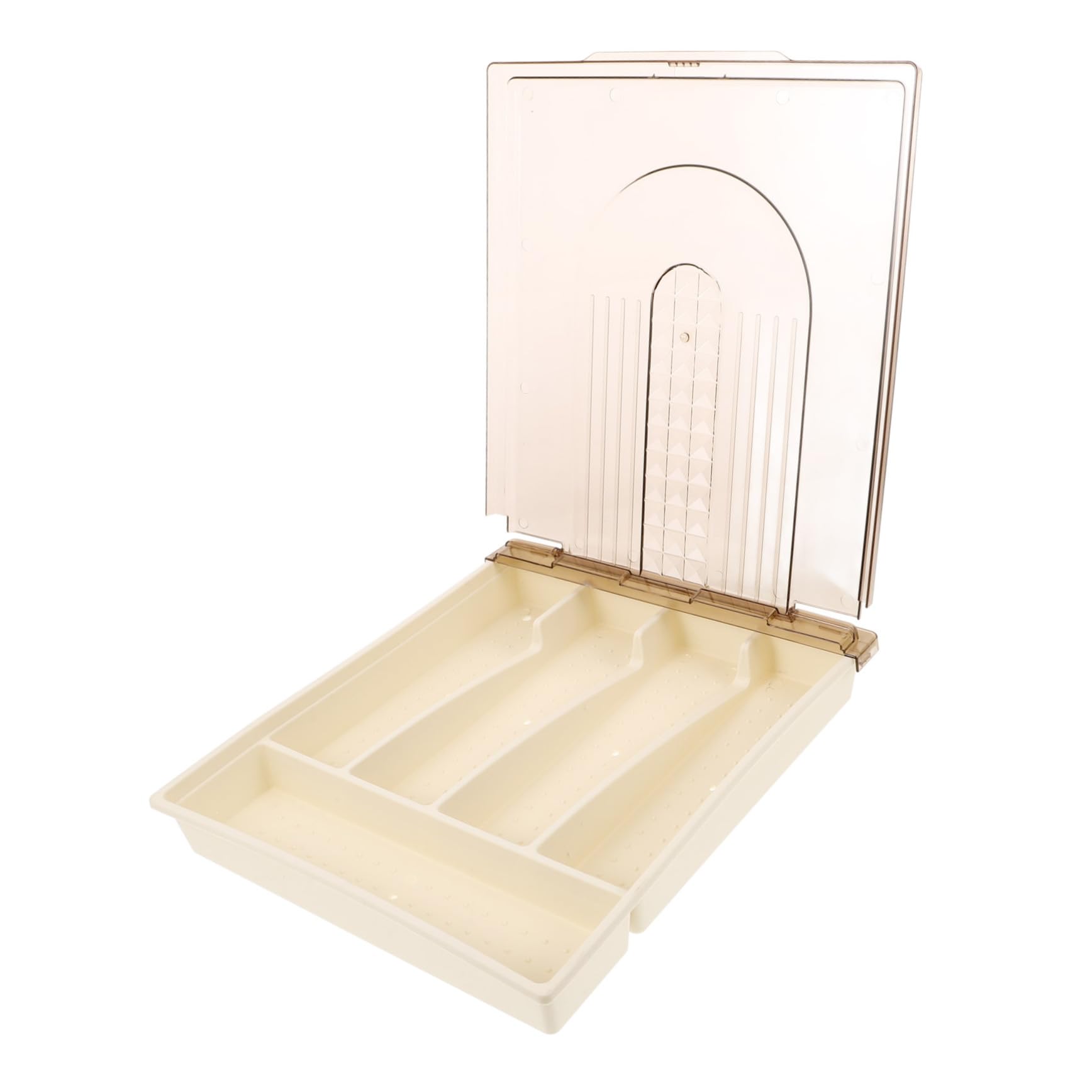 Zerodeko Boîte de Rangement pour Couverts avec Compartiments Organisateur de Tiroir Cuisine pour Couverts Réutilisable et Compact