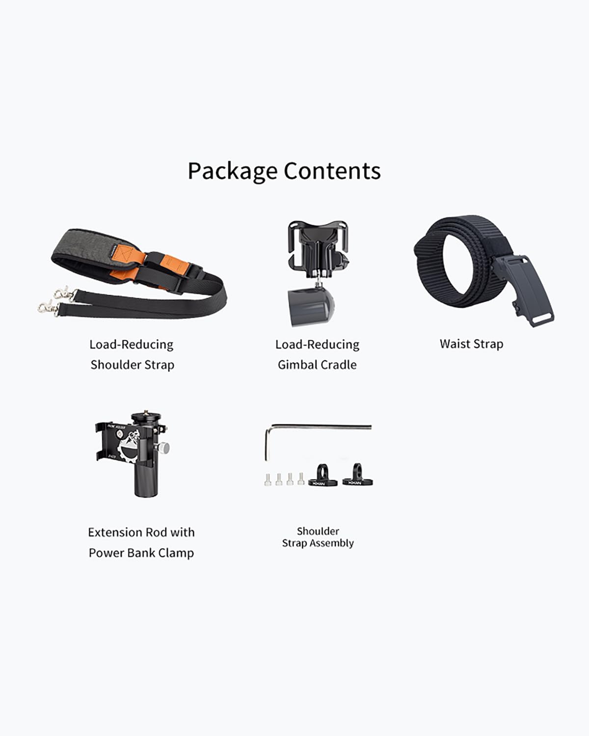 Ręczny gimbal stabilizator zestaw redukcji wagi z regulowanym paskiem na ramię pasem do łóżeczka gimbalowego wspornika drążka przedłużającego Uchwyt gimbal łatwiej i dłużej