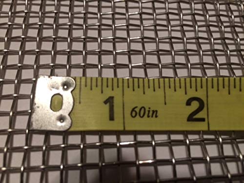 Quality Stainless Steel Mesh - t-304 Stainless Steel Mesh,#5 .041 Wire,Cloth,Screen,Woven Wire, Stainless Steel Wire Mesh 12" X 18"