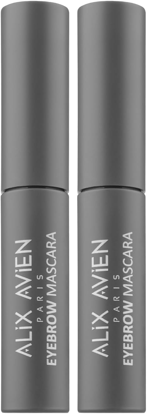 ALIX AVIEN Suya Dayanıklı Kalıcı Etki Yoğun Pigmentli Kahverengi Kaş Sabitleyici Maskara - Eyebrow Mascara 802 (2 paketi)