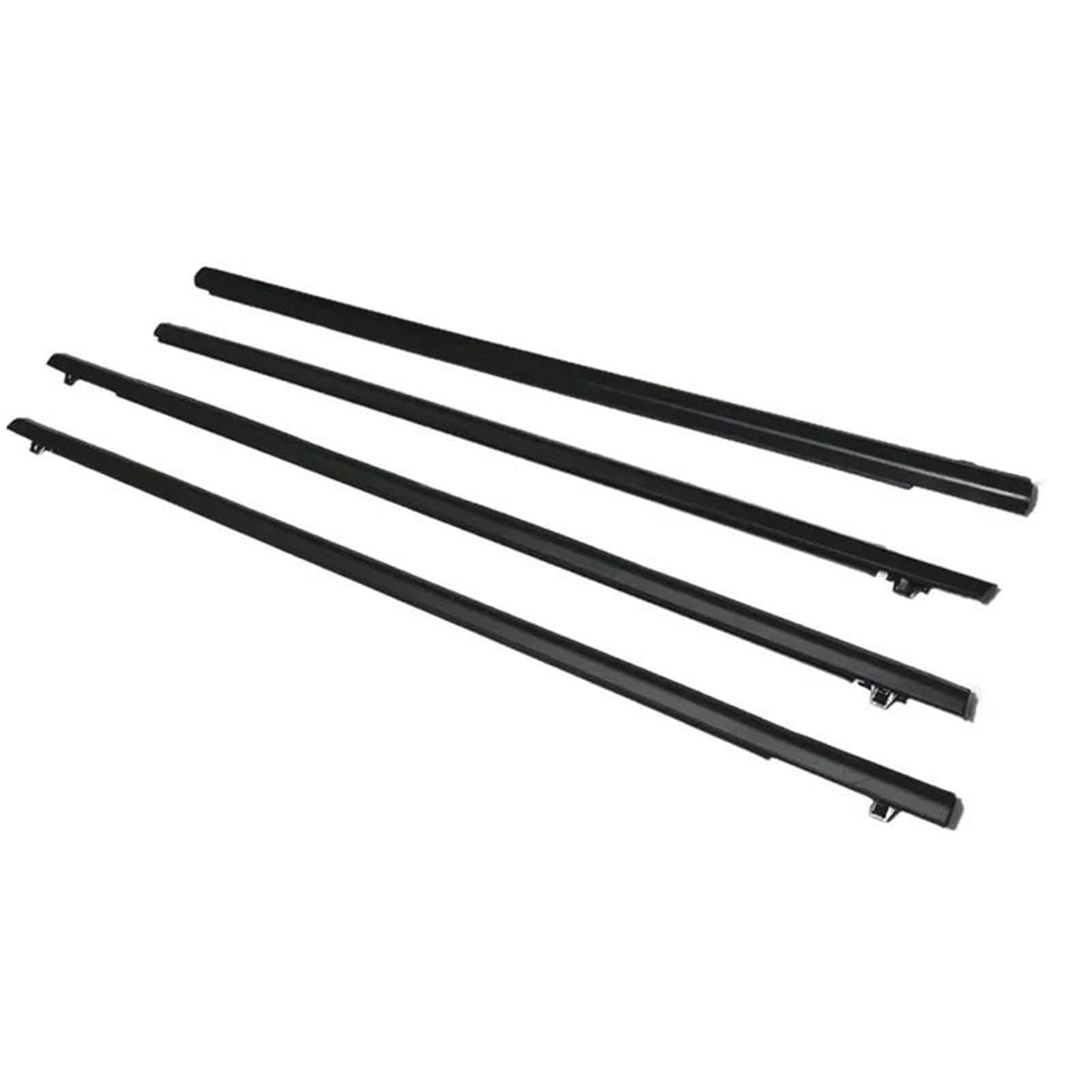 4Pcs/Set Car Window Weatherstrip for City 2009-2014 Waterproof Pressure Strip Door Glass Seal Belt Moulding Trim Replacement Exterior Belt