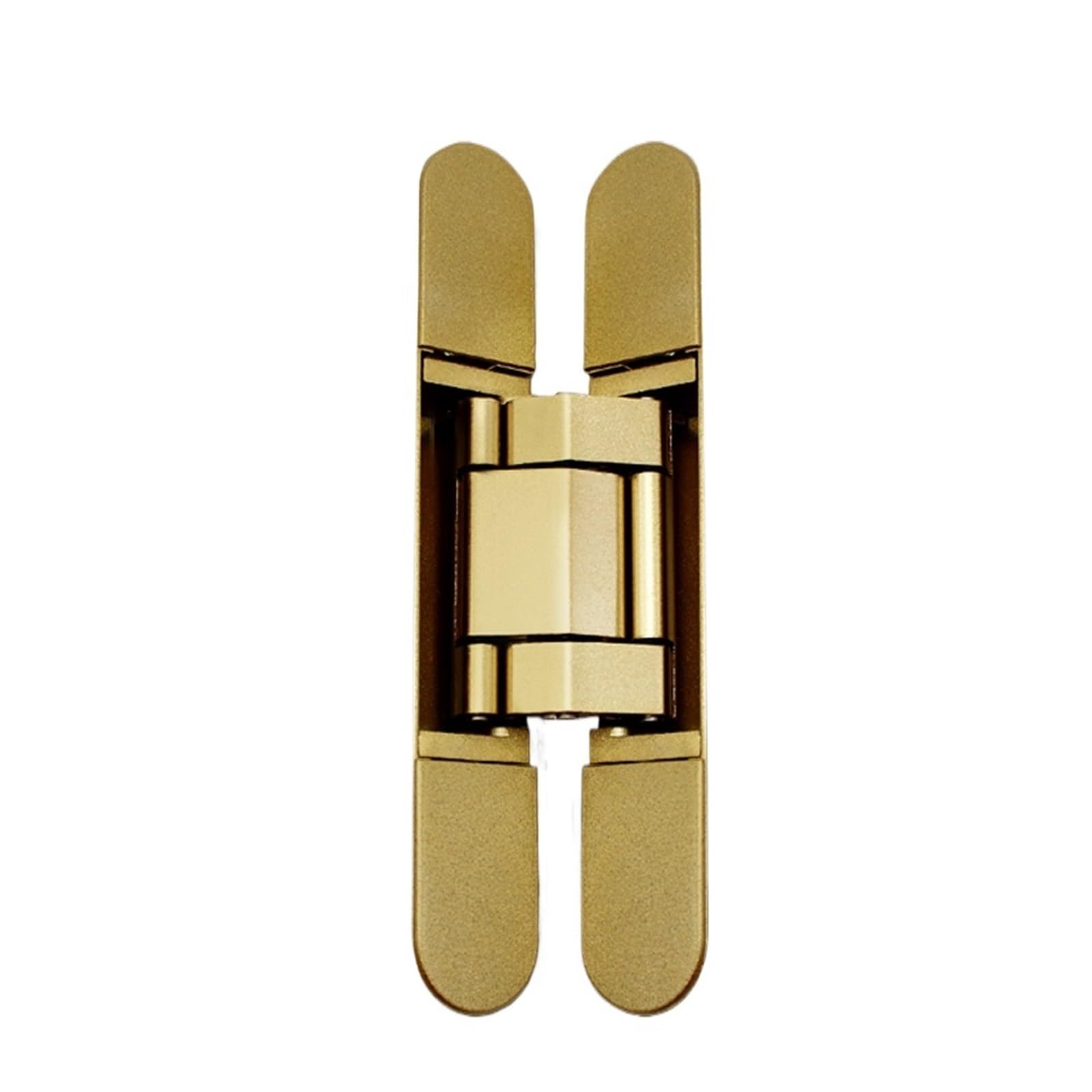 Door Hinges 40KG/80KG/120KG Hidden Folding Wood Door Heavy Duty Hinge Concealed Furniture Hardware Cabinet for Bathroom(Gold,G80)