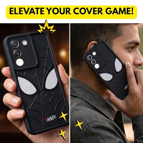 Image of DARKFIT Back Case Cover Compatible for Vivo Y200 | Silicone Case | Camera & Body Protection| Shock Proof | for Vivo Y200 | Color Black
