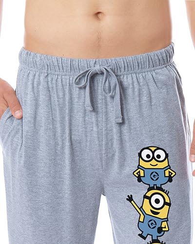 Despicable Me Minions Men's Chibi Sleep Jogger Pajama Pants for Adults3