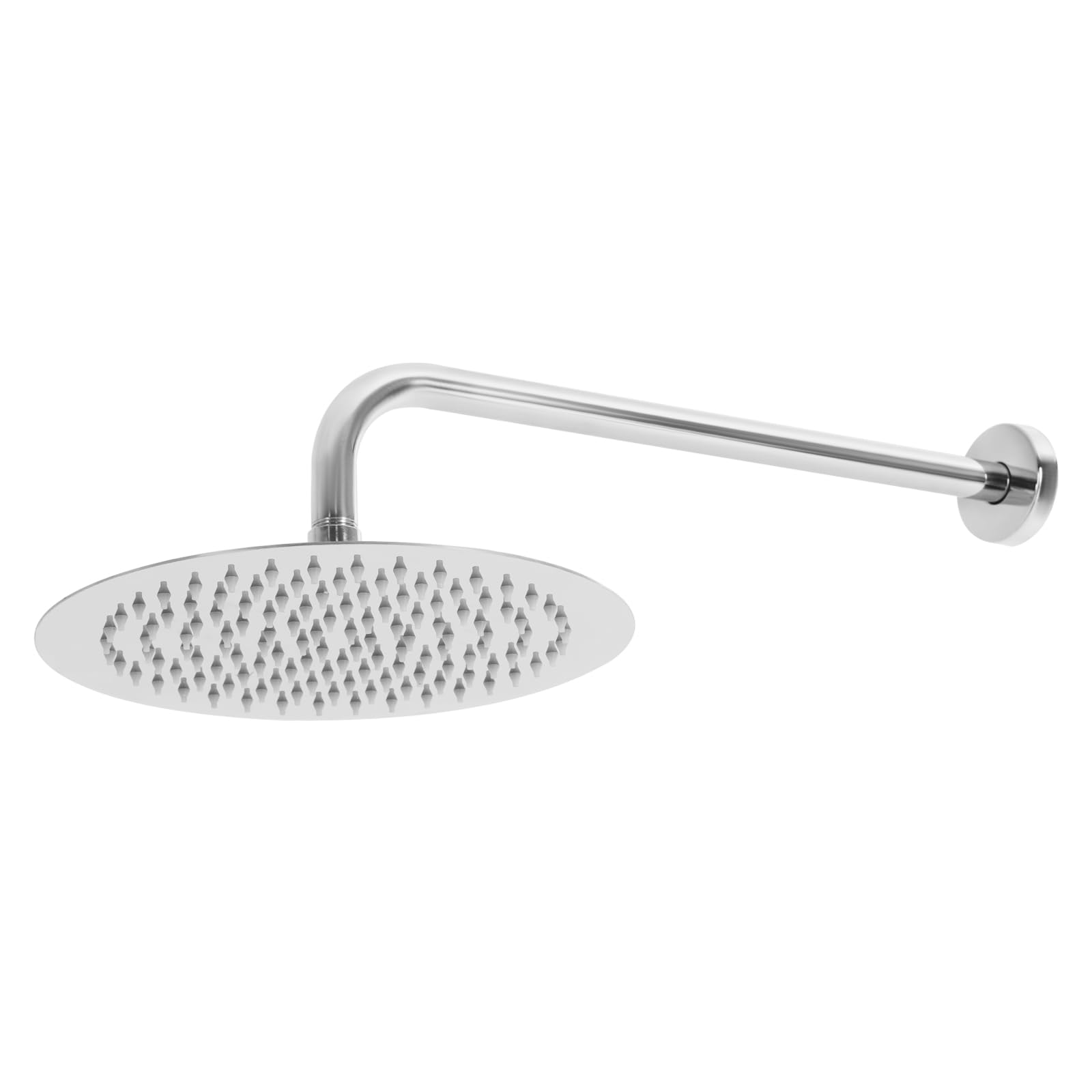 Dispositivo de ducha montado en la pared NPT de 1/2 pulgadas, interfaz estándar, ducha de mano montada en la pared (ángulo ajustable de 45°) con soporte para alcachofa de ducha de pared y asas de 3