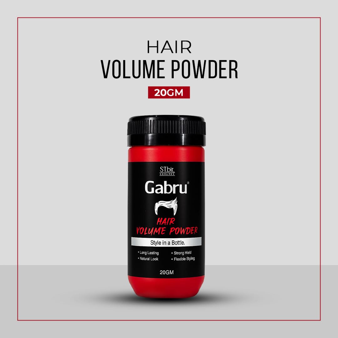 ST.bir Gabru Hair Volume Powder for Non Greasy Non Oily Hair Styling, 20g 1