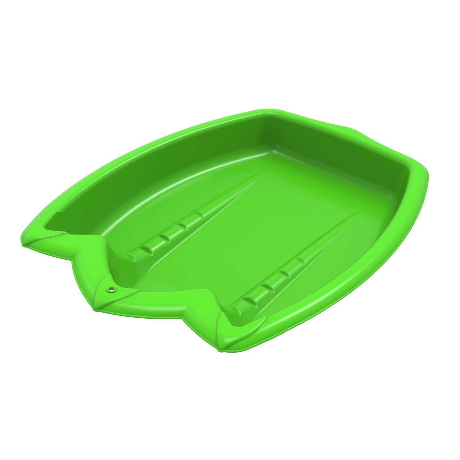Era 30-inch T-Rex Saucer Sled — 1 Rider Kids' Novelty Saucer for Year-Round Fun on Sand and Grass Hills, Green