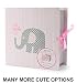 Baby Milestone Keepsake Storage Box: Track Treasured Memories - Pink Elephant