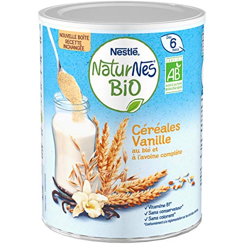  NESTLE Bébé NATURNES BIO Céréales Vanille - Bo...