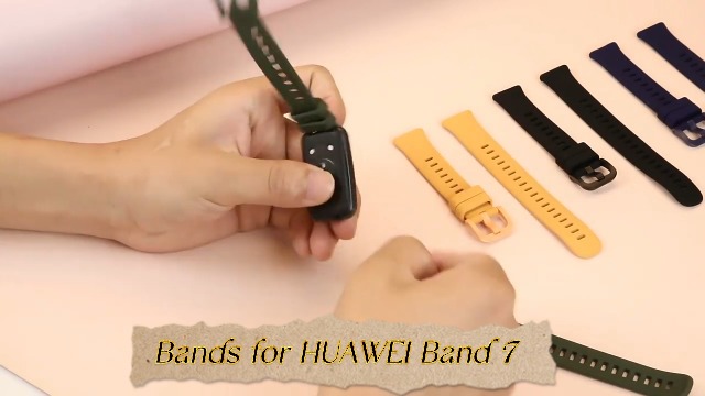Correas compatibles con Huawei Band 7, pack 3 de silicona miniatura 5