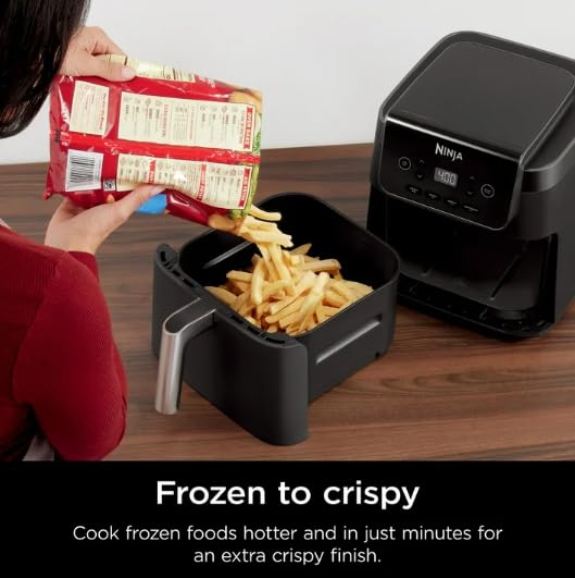 Ninja Air Fryer Pro XL 6.5 QT Basket Air Fryer, 4 in 1 Functionality, Air Crisp Technology, Nonstick, Quick and Crispy, Black (AF180) - Image 4