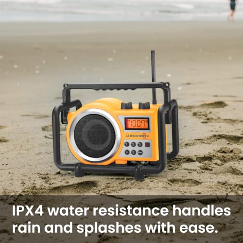 Sangean LB-100 Worksite AM/FM Utility Radio – Tough, Water Resistant