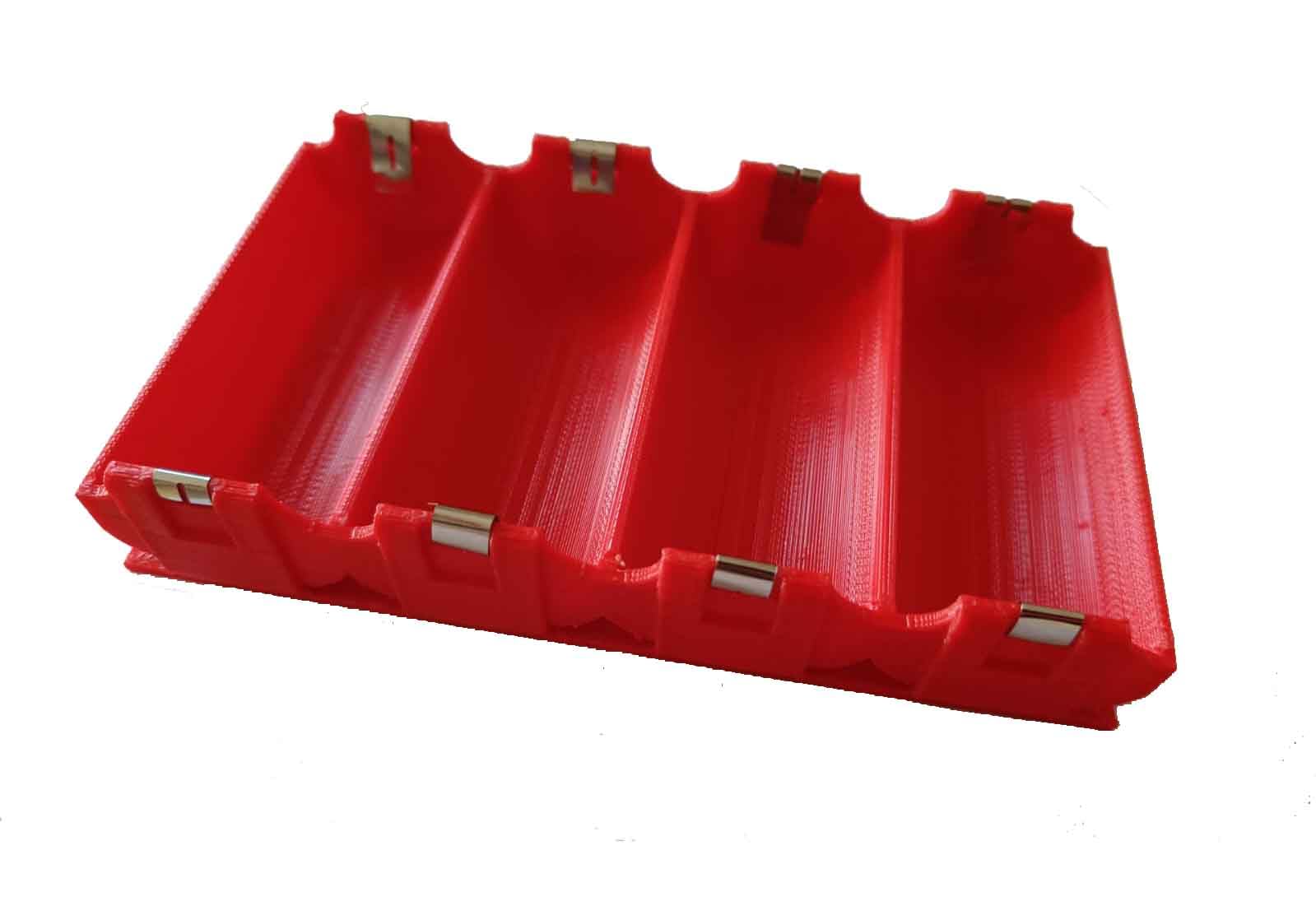 32650/32700 Sigle Cell Battery Holder (3.2v Sigle Cell Holder) 3 D Printed (12v 4 Cell Holder)