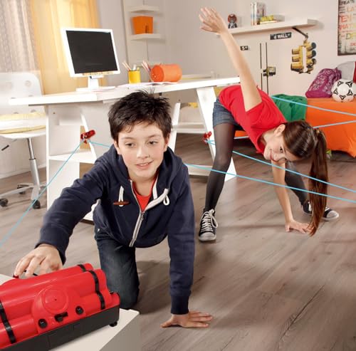 Jumbo Chrono Bomb - Bodenspiel - Actionspiel - Weiche den Lasern aus, um die Bombe zu entschärfen - Allein oder mit Anderen Spielen - Kinderspiel - 1 Spieler und mehr - Ab 7 Jahren