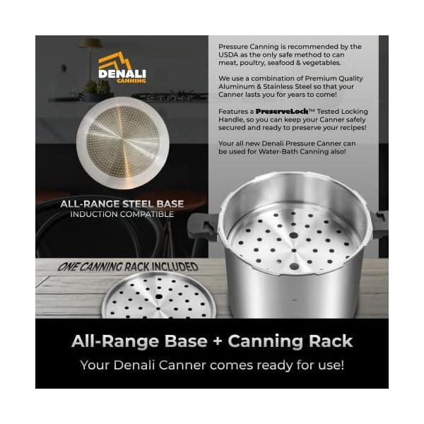   23-Quart-Pressure-Canner-Cooker-Induction-Compatible-Pressure-Gauge-Pressure-Regulator-Aluminum-Stainless-Steel-Denali-is-a-USA-Company