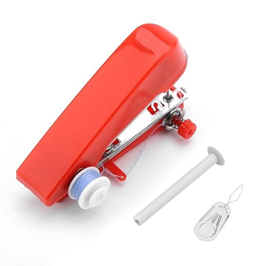 Mini Single Stitch Handheld Sewing Machine Portable Stitch Manual Portable Sewing Machine for Home Travel Use