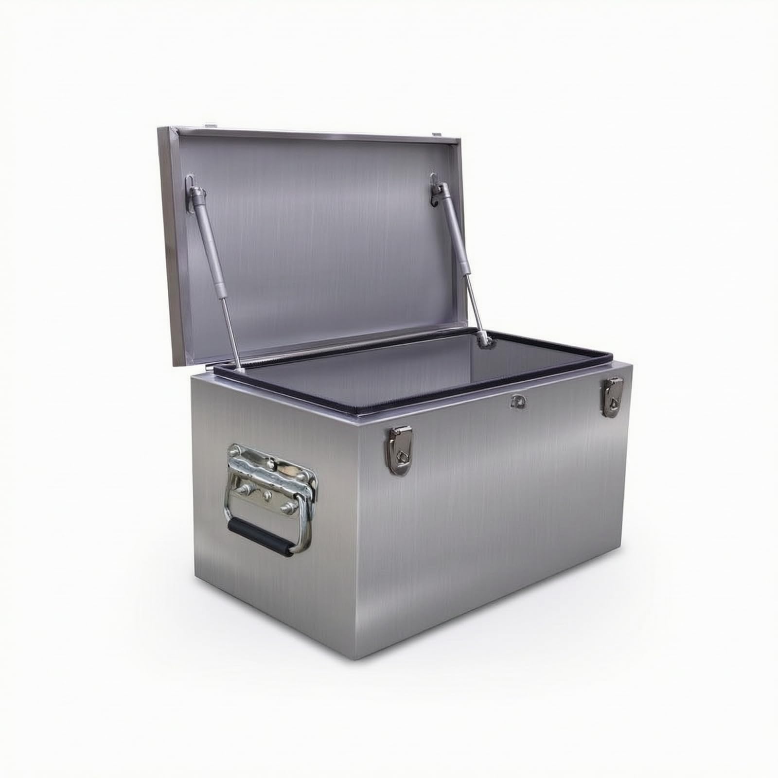 Générique Boîte à Outils en Acier Inoxydable Coffre Coffret Rangement Serrure Solide et Poignée Renforcée Étanche et Antirouille, 80 30 30 Cm, style to 4