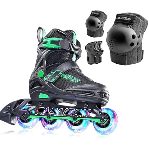 PAPAISON Inline Skates with Protective Gear Set Cover
