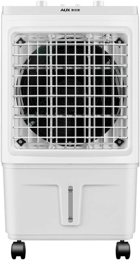 Feifei Ventilador de Aire Acondicionado Industrial Enfriador de Aire evaporativo mecánico portátil, 3 Niveles de Velocidad con oscilación, Tanque de Agua de 30L, 150W