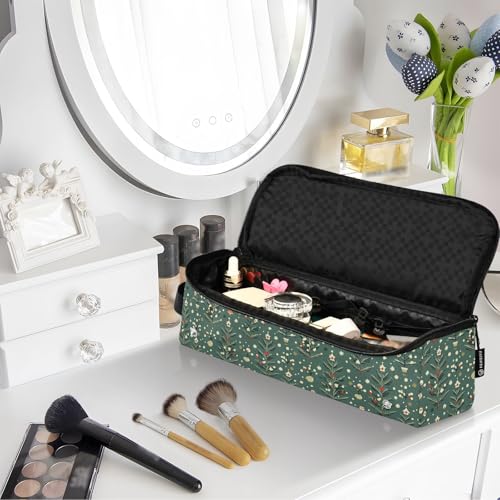 Bolsa de viaje resistente al calor para herramientas de cabello con diseño de mármol - Organizador portátil para planchas, rizadores y accesorios de cuidado capilar miniatura 7