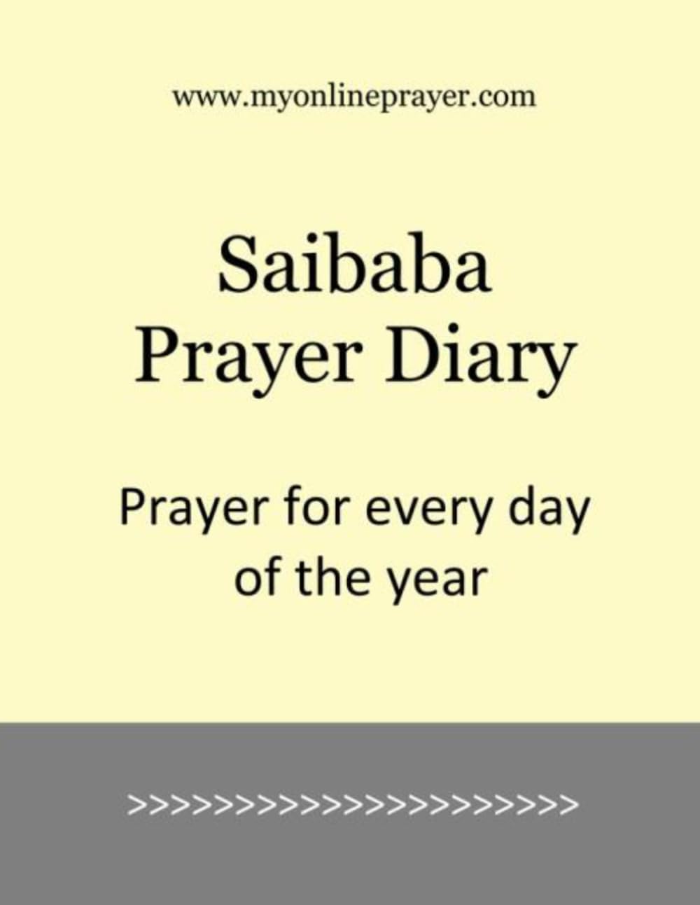 Saibaba Prayer Diary