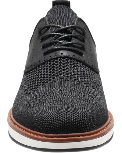 Image of Mens Dress Shoes Casual Oxfords Shoes Knit Lightweight Breathable Business Work Shoes Walking Shoes Fashion Sneakers