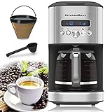 KitchenBoss Cafetera de Goteo-Cafetera-Electrica de Filtro Programable - Máquina de Café | con...