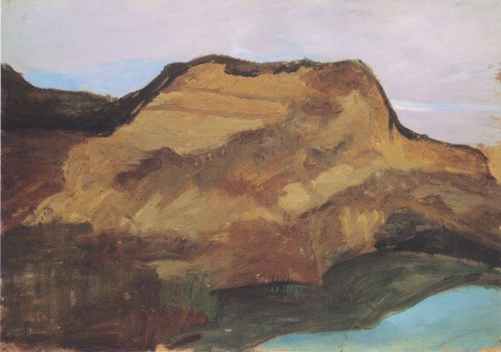 Cuadro de pintura sobre lienzo abstracta Sandkuhle 60x90cm para decoración de paredes de casa