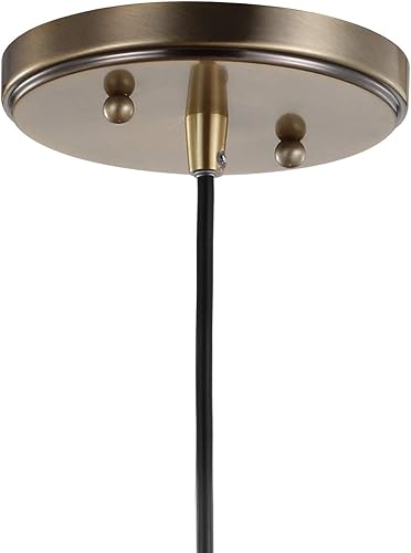 Miniatura 8 de JONATHAN Y JYL3522A Litchfield - Colgante LED de metal/vidrio de 11 pulgadas, contemporáneo, transicional, regulable, comedor, sala de estar,