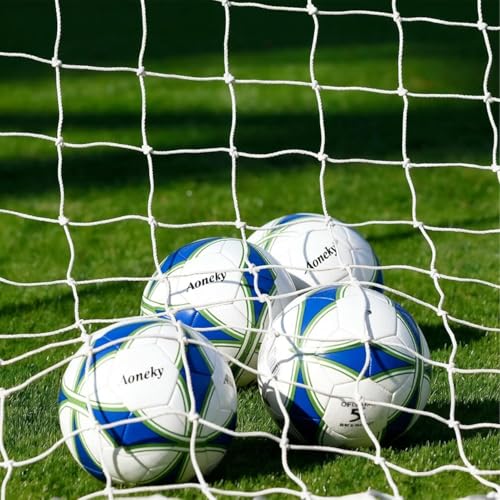 Image of Aoneky Soccer Goal Net - 24 X 8 Ft Full Size Football Post Netting Not Include Posts (24 2 Mm Cord)