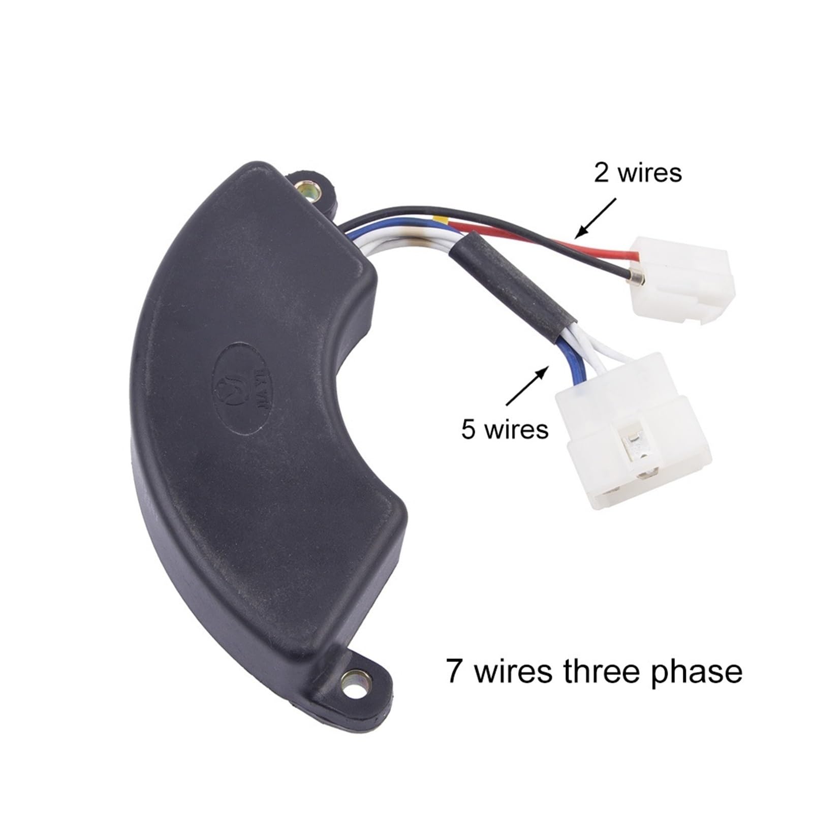 Regulador de tensión automático Generador de gasolina pequeño, estabilizador y regulador de voltaje automático, trifásico, 5kw, estilo abierto, 7 cables, 380V.5K3P28-BX