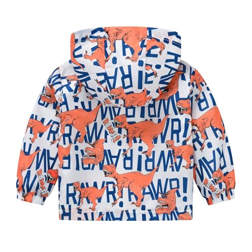 Toddler Girl Fall Clothes Cute Graphic Windbreaker Boys Girls Windproof Hooded Jacket Fashion Light Jacket Kids Rain Coat2