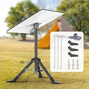 Starlink Gen 3/Starlink Mini Statief Standaard, Outdoor Draagbare Starlink Montageset voor Camping en RV Reizen, statief Inclusief Pijp Adapter Compatibel met Starlink Gen 3/Starlink Mini